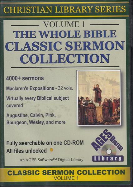 The Whole Bible Classic Sermon Collection CDROM