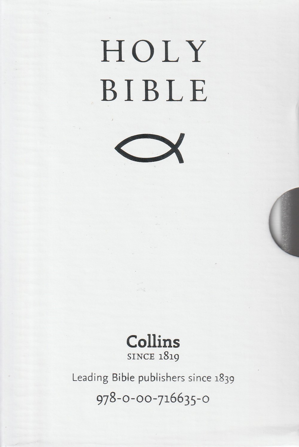 Collins KJV Pocket Gift Bible - White Imitation Leather