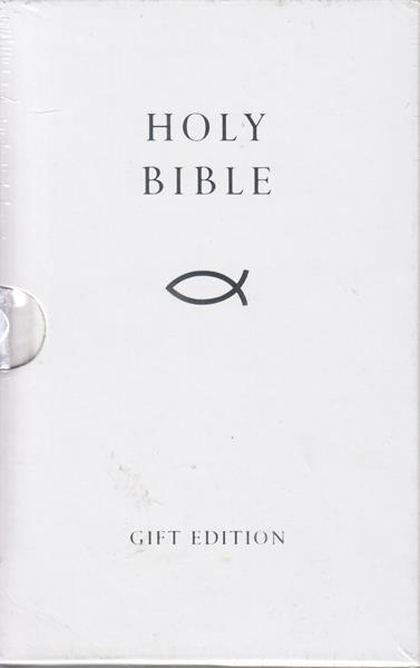 Collins KJV Gift Bible - White Imitation Leather