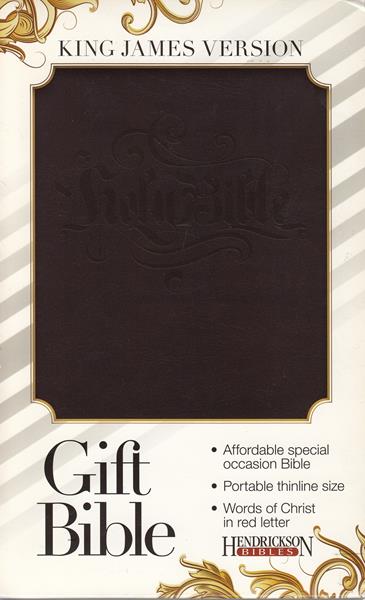 Hendrickson Gift KJV Bible - Black Flexisoft
