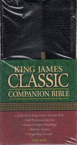 Nelson Classic Companion KJV Bible - Snap Flap