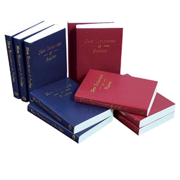 TBS Pocket KJV New Testament and Psalms - Blue Vinyl