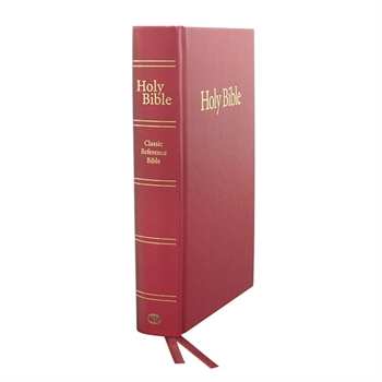 TBS Classic Reference KJV Bible - Red Hardback