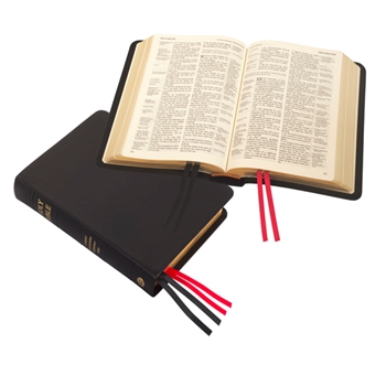 TBS Compact Westminster Reference Bible - Black Calfskin