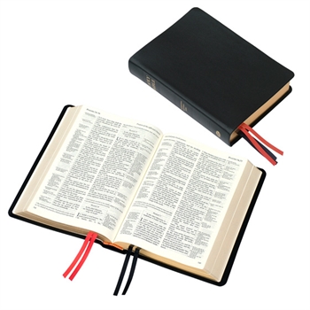TBS Westminster Reference Bible - Black Calfskin