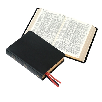 TBS Westminster Reference Bible with Metrical Psalms - Black Calfskin