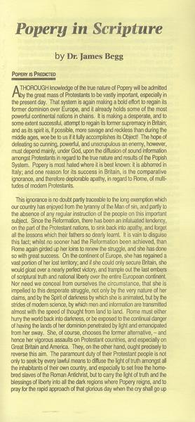 Popery in Scripture