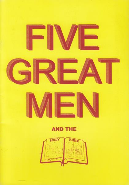 Five Great Men and the Holy Bible