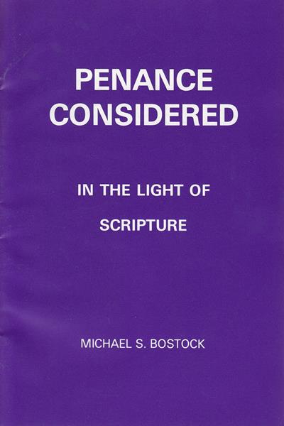 Penance Considered in the Light of Scripture