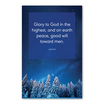 Pack of Six Greetings Cards (Luke 2:14)