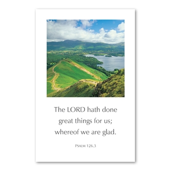 Pack of Six Greetings Cards (Psalm 126:3)