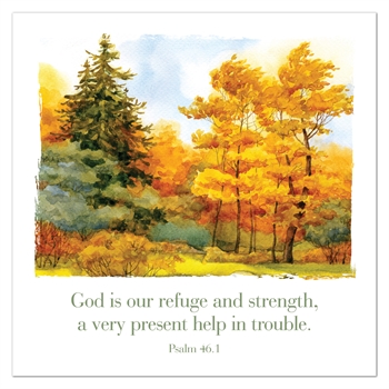 Pack of Six Greetings Cards (Psalm 46:1)