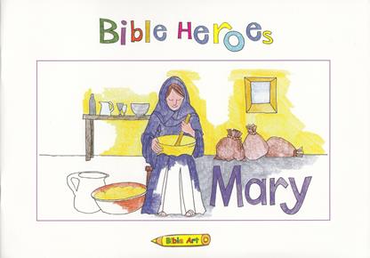 Bible Heroes Colouring Book: Mary