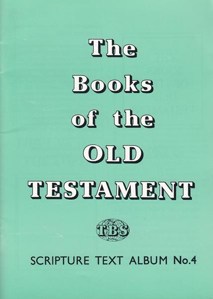 Scripture Text No. 4: Books of the