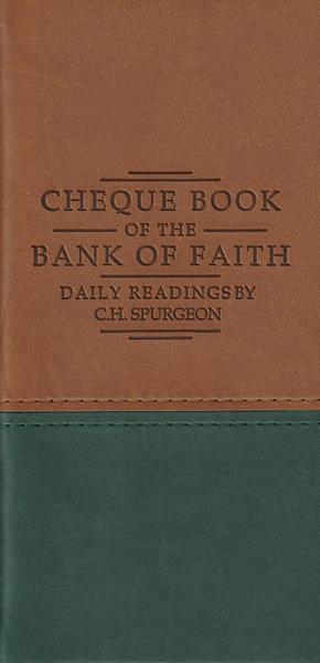 Cheque Book of the Bank of Faith - Tan/Green