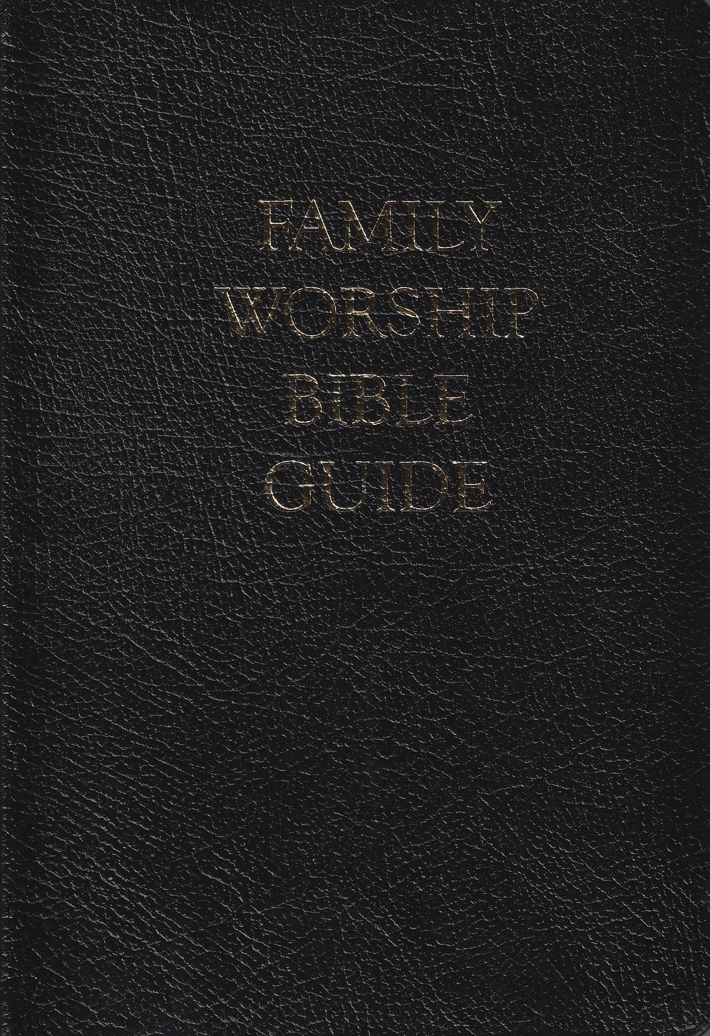 Family Worship Bible Guide - Bonded Leather