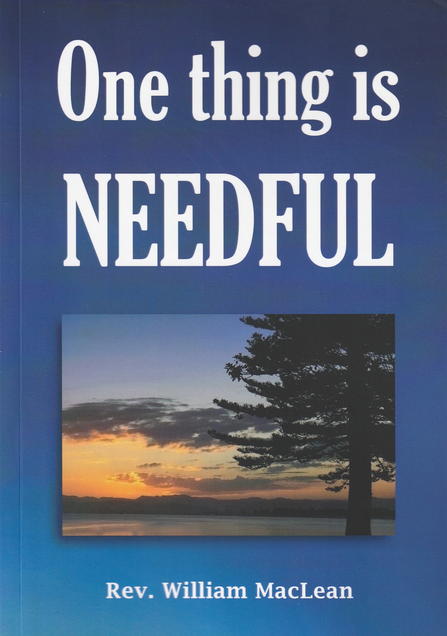 One Thing is Needful (paperback)